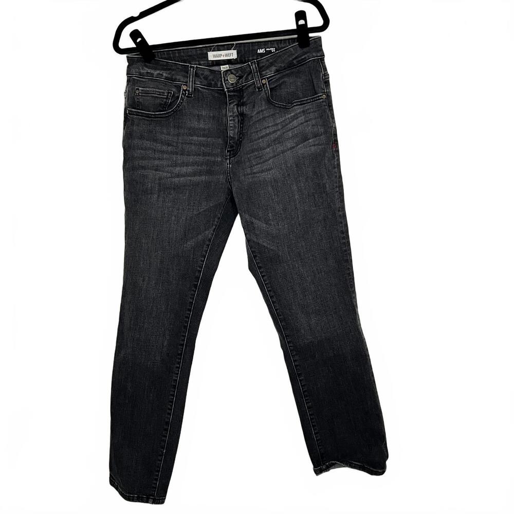 Warp‎ + Weft AMS Black Denim Jeans, Size 31x28